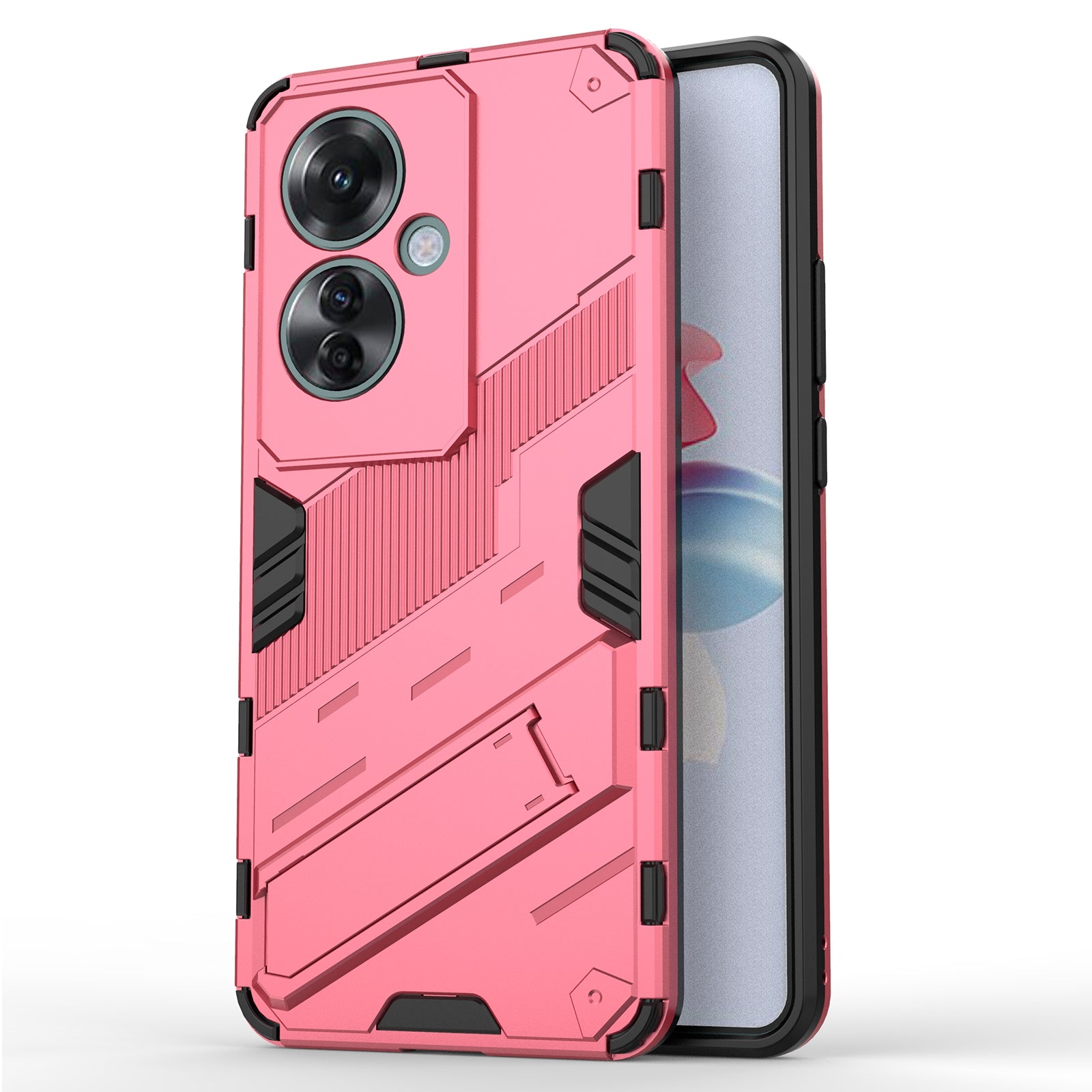 For Oppo Reno11 F 5G Kickstand Case PC+TPU Shockproof Hybrid Phone Cover For Oppo Reno11 F 5G Kickstand Case PC+TPU Shockproof Hybrid Phone Cover
